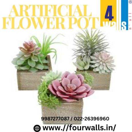 Elevate Your Decor with Fourwalls’ Stylish Artificial Flower Pots